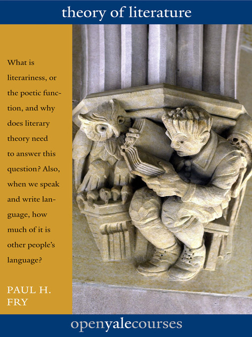 Title details for Theory of Literature by Paul H. Fry - Available